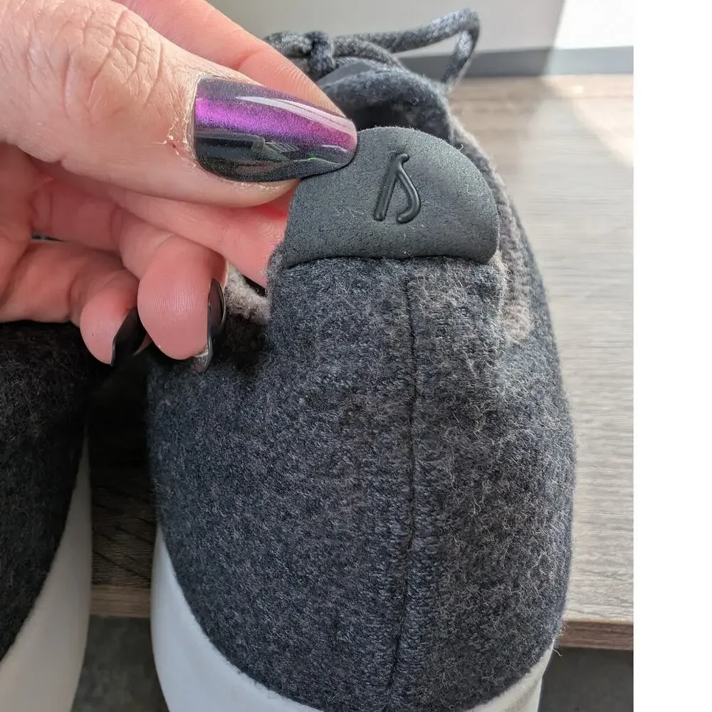 allbirds Athletic Running Shoes Men's Size 12 Merino Wool Lace Up Runners Gray
